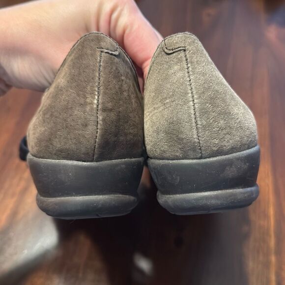 Earth Spirit Miranda Brown Suede Low Wedge Sandals Women’s US 8 EU 40 - Picture 4 of 8